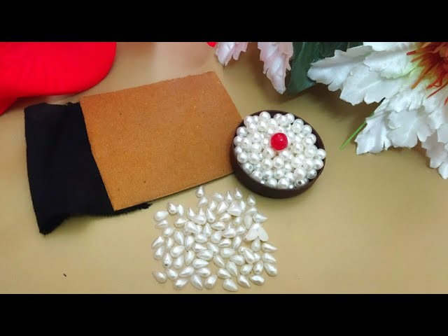 How to make fabric jewellery easily at home || Fabric jewellery making || Jewellery making tutorial