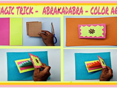 How to make magic paper craft | Abraka Dabra | RamzArts | Funny Craft | Colorful Art