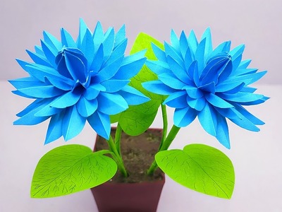 How to make Realistic Easy paper Flowers | Paper flower DIY | Handmade flower making