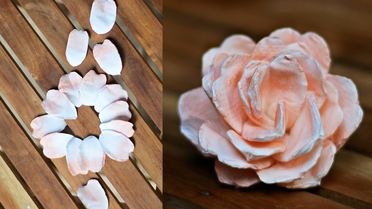 How to make rose with paper | DIY Rose flower easy | Paper flower craft