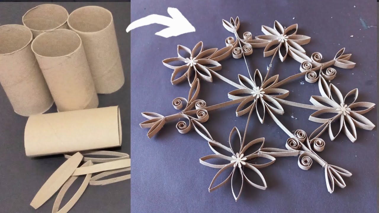 How to make snowflake for Christmas decoration | paper and