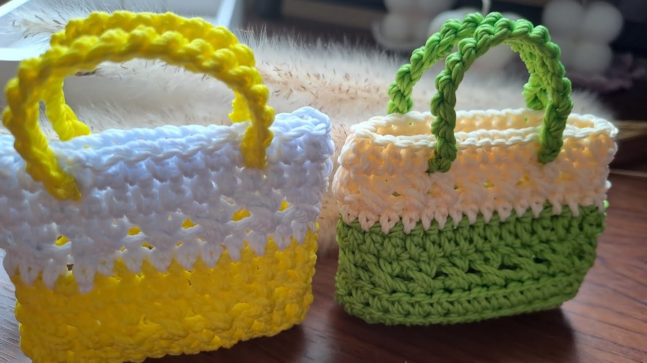 INCREDIBLE ???????? Very easy!! crochet small bag motif making for beginners