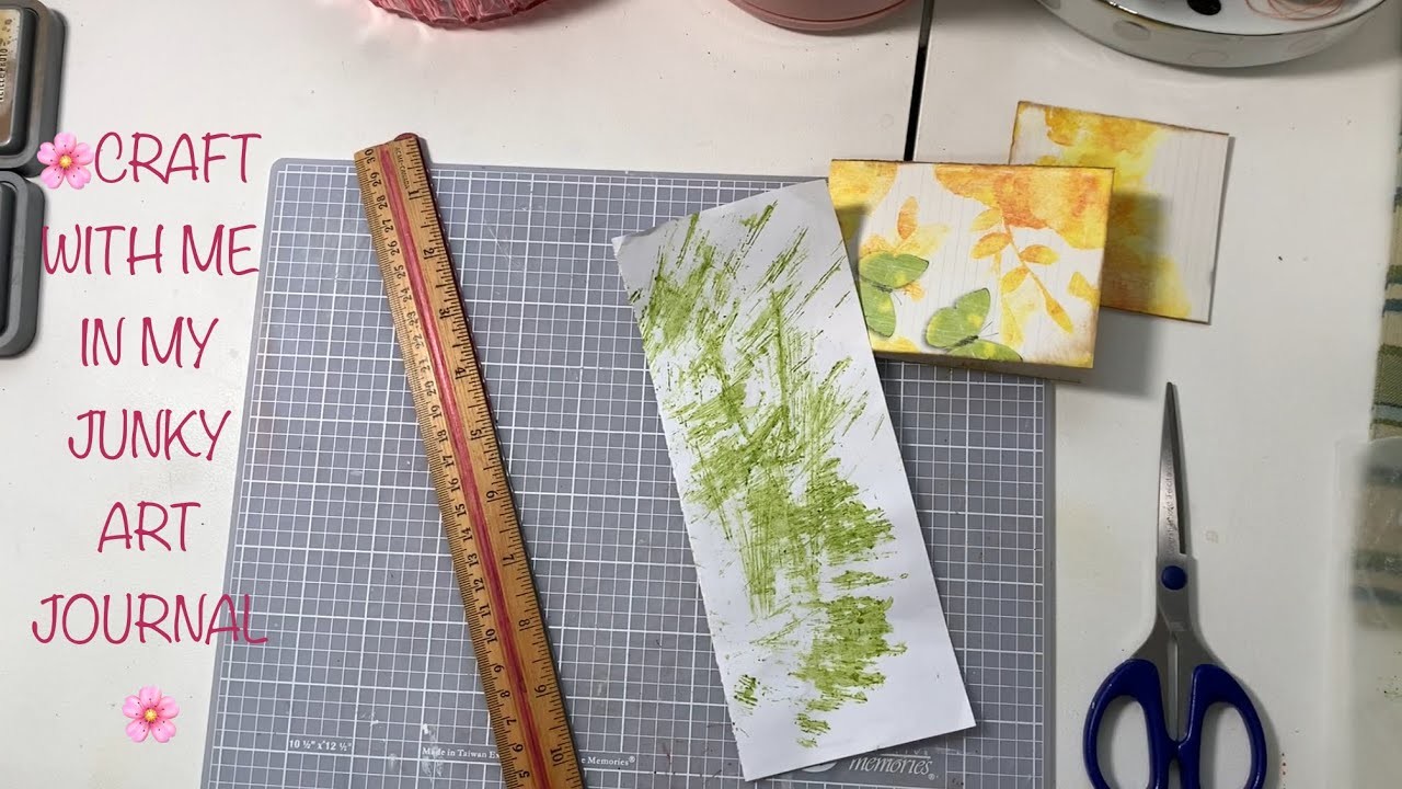 ????JUNK ART JOURNAL CRAFT WITH ME PROCESS VIDEO! Made from PINE NEEDLES ????