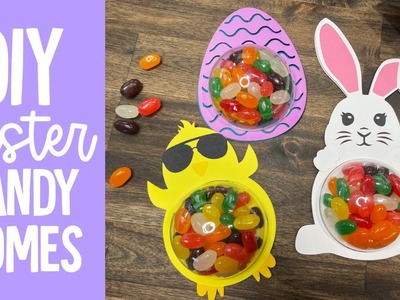 Make Easter Candy Holders With Me | Candy Dome Tutorial Cut With Cricut Explore Air 2