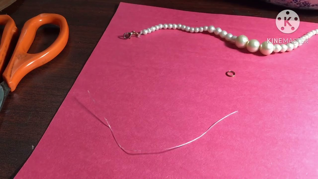 Making a fancy pearl bracelet || MS Knowledge Corner||