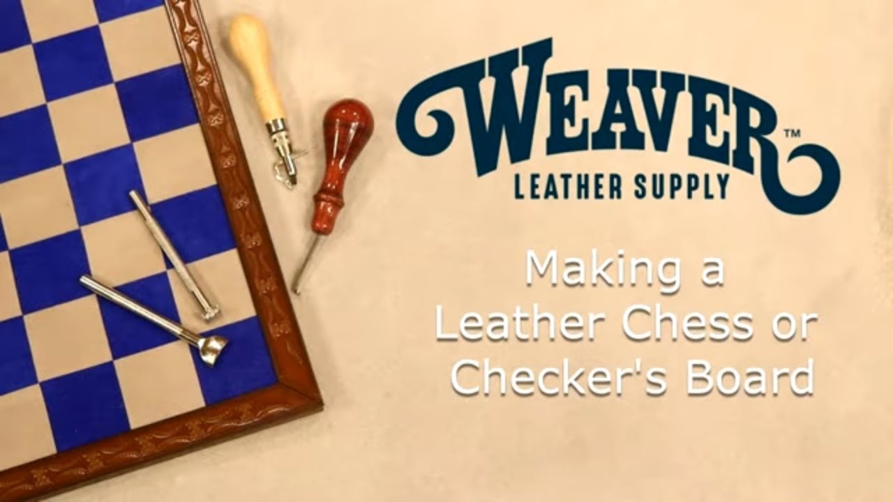 Making a Leather Chess Board