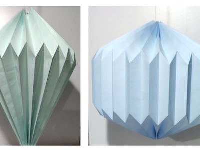 Modern Lamp For Bedroom|Origami Craft Lamp #lamp #origami #homedecor #decoration #tiptopcraft