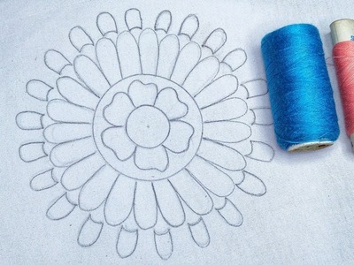 Modern Nakshi Kantha Embroidery Work | Stitch Embroidery Designs | Hand Embroidery Designs