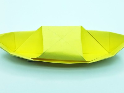 Origami Boat - Easy Paper Boat Making Tutorial - Origami Canoe That Floats