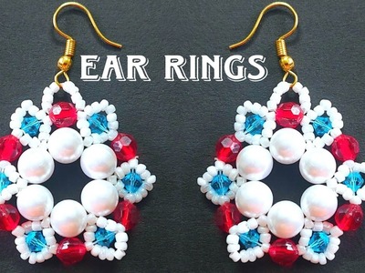 Pearl Ear Rings Set Designs  | DIY Handmade Pearl Jewelry Making Tutorial |Simple Earrings Design