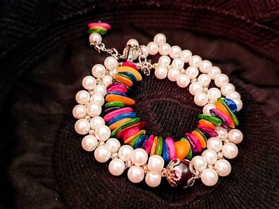 Pearl Multicolor Bracelet | Two Different Style Bracelets