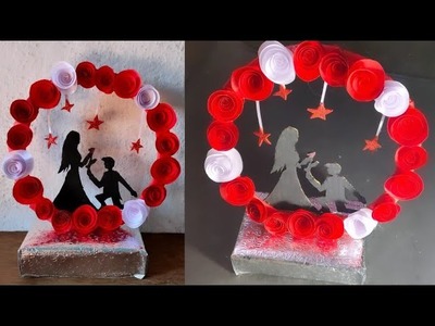 Showpiece Making At Home. Valentine Room Decor Ideas. How To Make Valentine Gift. Diy Gifts Idea