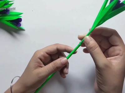 Simple Paper Flower MakingEasy PaperCraft Flowers| Paper Flower Making Stepby Step[Tutorial]