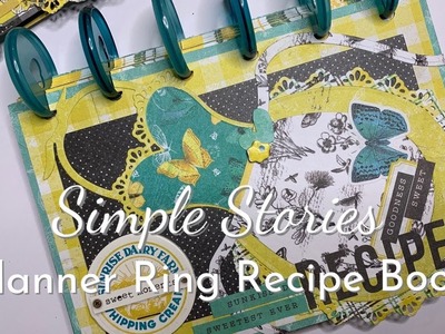 Simple Stories - Planner Ring Recipe Book!!