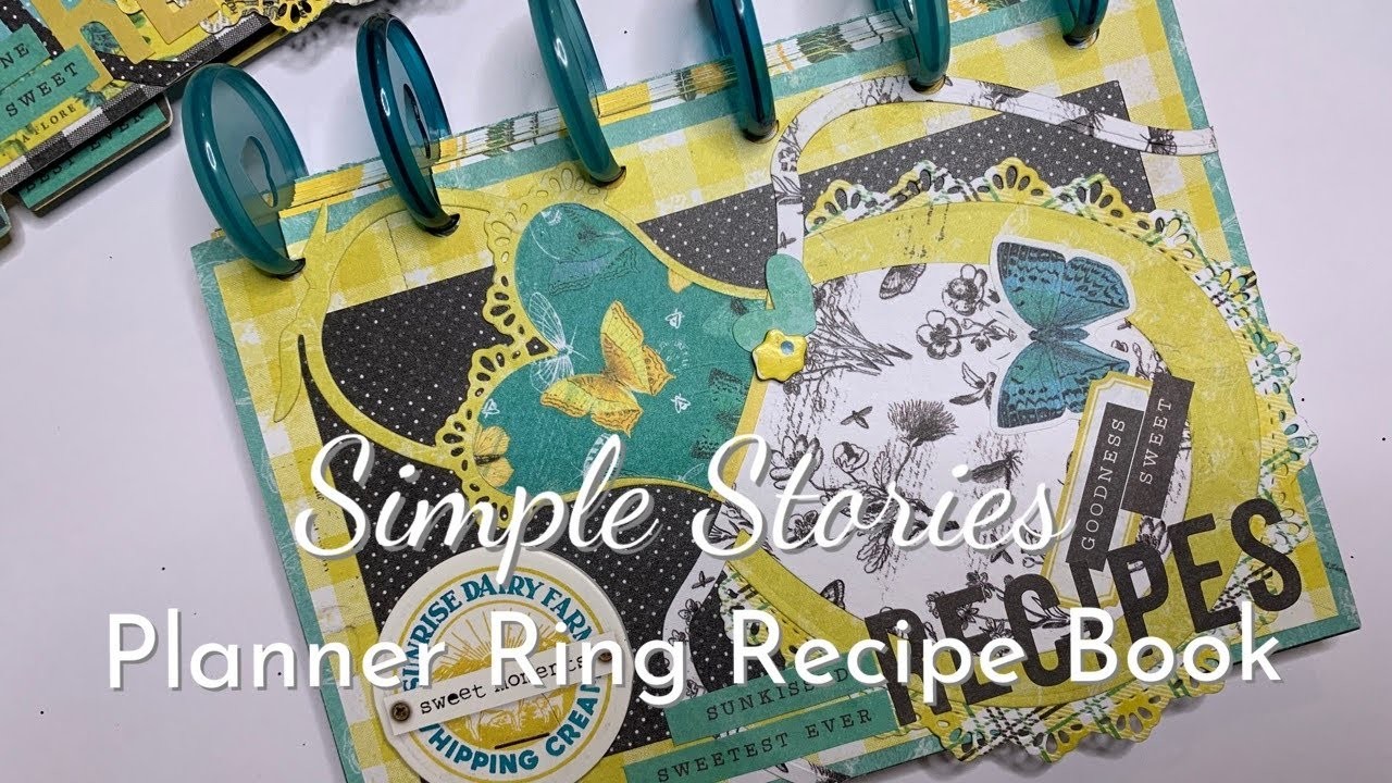 Simple Stories - Planner Ring Recipe Book!!