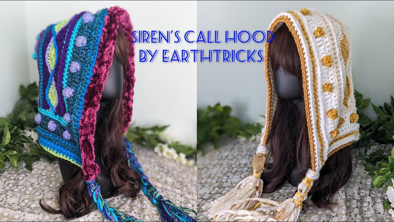 "Siren's Call" Crochet Hood Pattern by EarthTricks