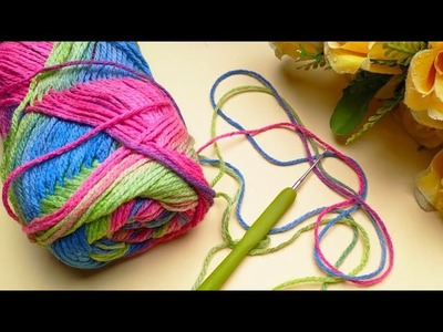 SUPER Easy Crochet Pattern For Beginners. Crochet Stitch! Only 1 row! Crochet Queen.