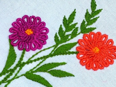 Superb Flower Embroidery Design | Stitch Embroidery Designs | Hand Embroidery Designs