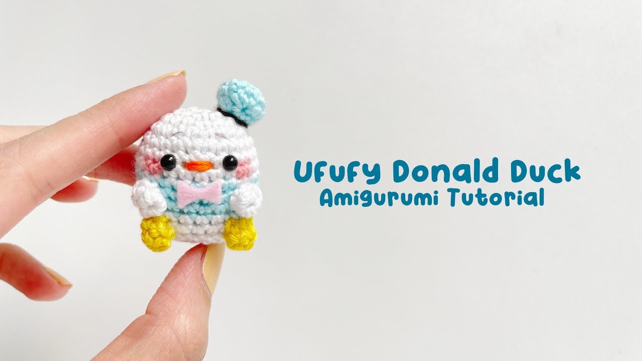 Tiny Donald Duck Amigurumi Crochet Tutorial | Step by Step | FREE PATTERN