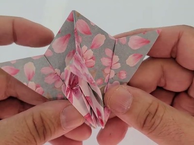 Traditional Origami fold "No Name" model - paper craft ASMR (no vocals)