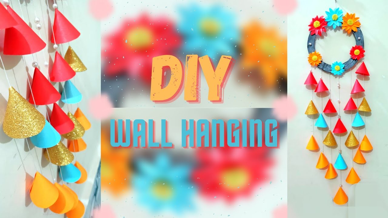 Wall hanging craft ideas ???? | craft ideas | oregami craft | unique decoration ideas