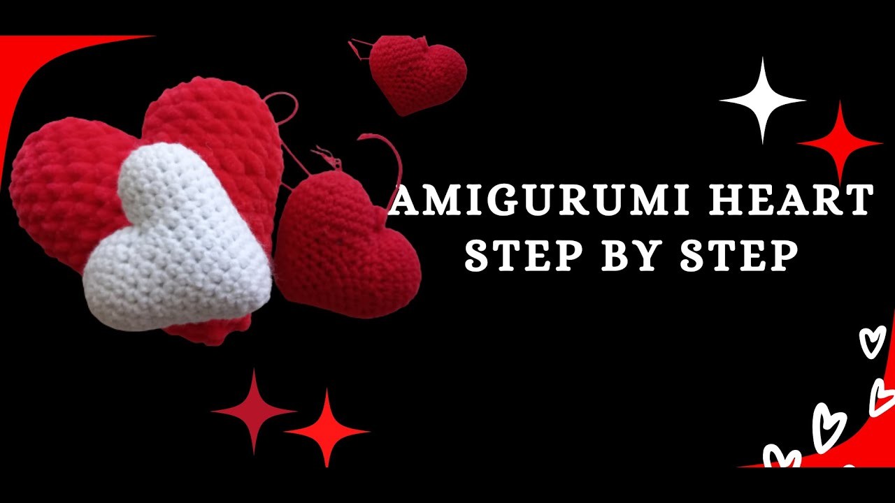 ????WOW????FREE PATTERN????AMIGURUMI HEART - sa crosetam inimioara #amigurumi #heart #amigurumiheart