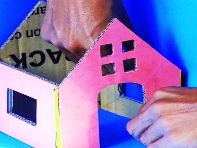 Wow. ! New house Building Christmas house DIY cardboard |learn to design house lovely