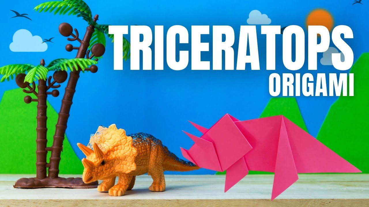 A Fun and Easy 3D Triceratops Origami Tutorial for Everyone