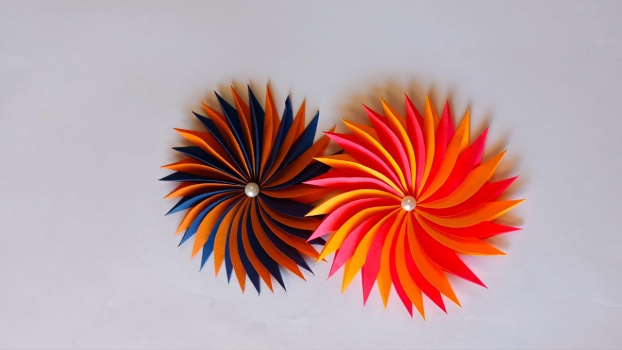 Amazing Paper Flower Making.Easy Craft Ideas.Home Decor Ideas.Paper Flower