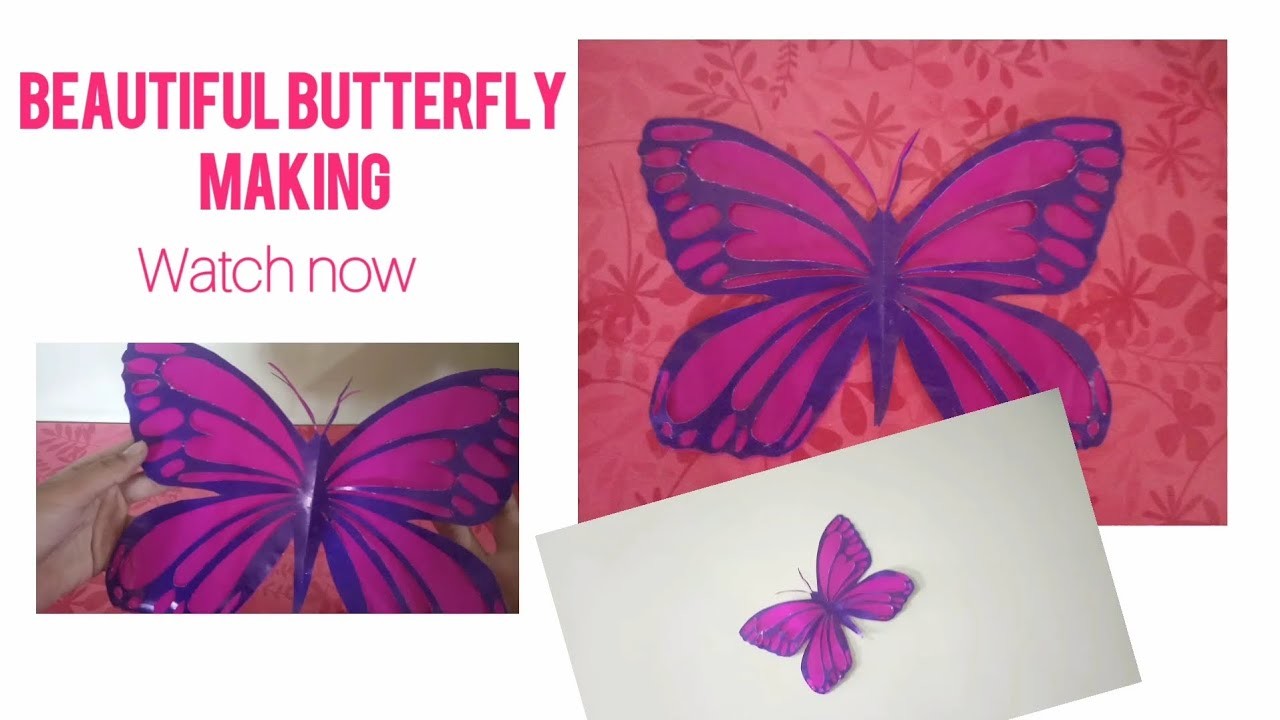 Beautiful Butterfly Making.paper butterfly.@craftstudydrawing4990.SUBSCRIBE.LIKE