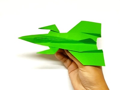 Best origami paper jet easy | How to make paper airplane model | Origami fighter plane easy