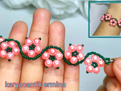 Bracelet making. simple bead bracelet