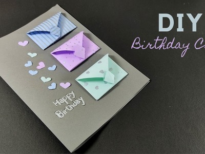 Cute DIY Birthday Card making at home || Easy and Quick