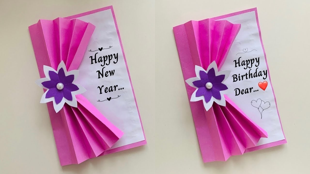 DIY - Beautiful Handmade Birthday Greeting Card | Birthday Card İdea