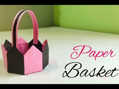 DIY How to make Easy Paper Basket| Paper Basket| Basket Making|Origami Paper Crafts
