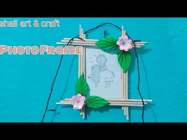 Diy Peper Photo Frame Making Easy Tutorial. How To Make A Unique Photo Frame At Home