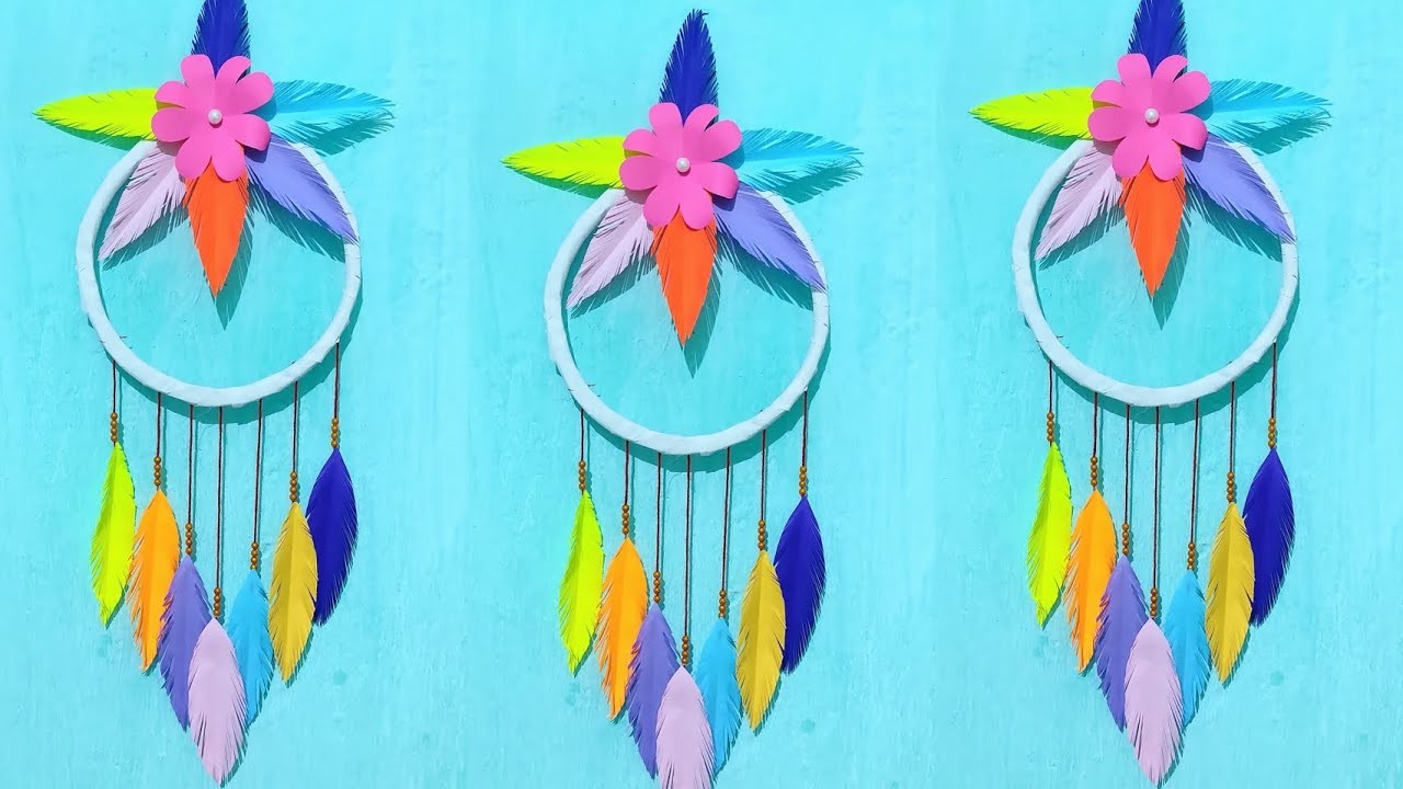 DIY Wall Hanging.Paper Craft.Wall Mate.Easy Craft.Wall Hanging Making Ideas.Room Decor. 