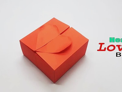 HEART BOX MAKING | Gift Box Making | Origami Box Making