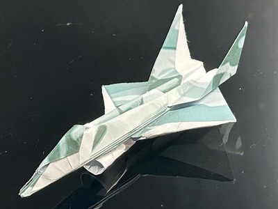 How To Fold An Amazing Fighter Jet! (Origami paper jet tutorial) Zepplin