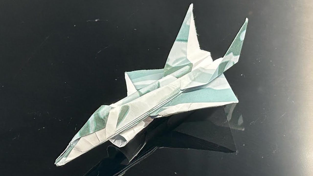 How To Fold An Amazing Fighter Jet! (Origami paper jet tutorial) Zepplin