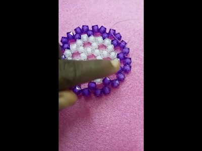 How to make a Circular Beaded Clutch Bag. . Part 2.