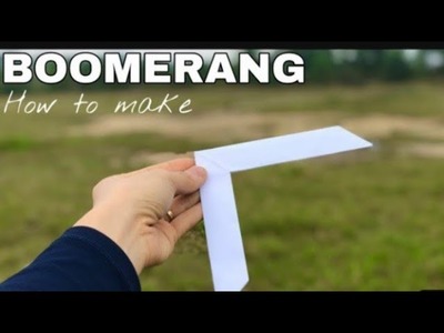 How to make a paper boomerang.origami.ninja boomerang.easy origami paper craft