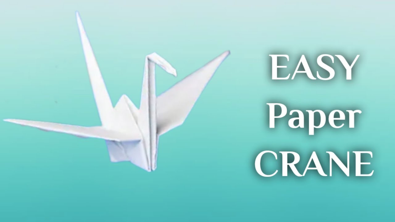 How to Make a Paper Crane| Origami Crane Easy