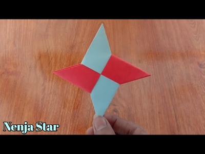 How To Make a Paper Ninja Star (Paper Shuriken) – Origami