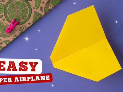 How to make an airplane with paper [Origami toy]
