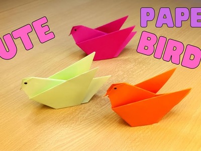 How To Make An Easy Paper Bird -Origami
