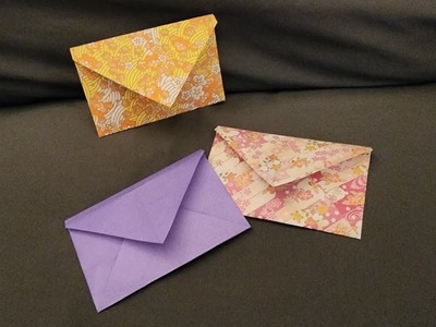 How to make an Envelope! - an Origami Tutorial!
