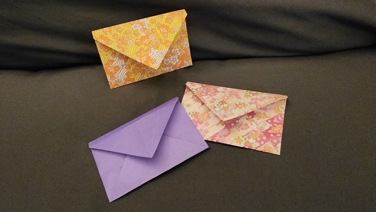 How to make an Envelope! - an Origami Tutorial!
