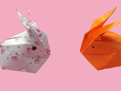 How To Make An Origami - Easy Origami - Chubby Rabbit