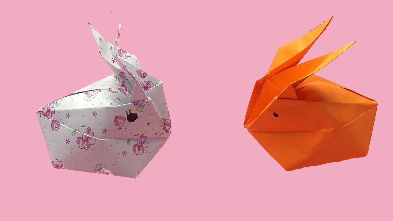 How To Make An Origami - Easy Origami - Chubby Rabbit